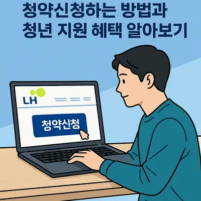 LH주택공사 홈페이지에서 청약신청하는 방법과 청년 지원 혜택 알아보기