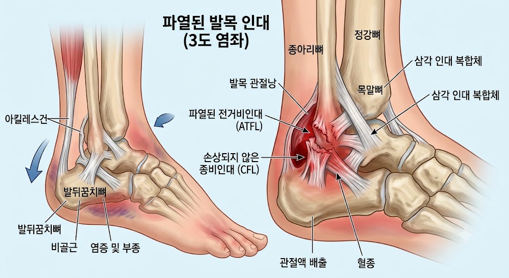 발목 인대파열