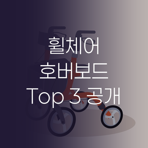 전동 휠체어 & 호버보드! 가성비 좋..