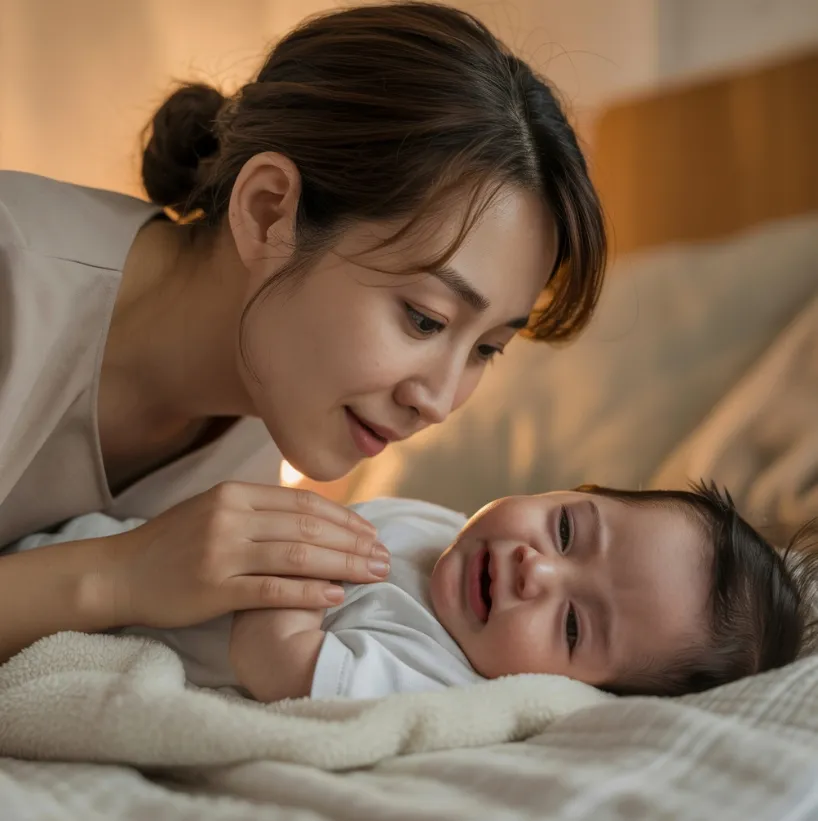 아기 중이염 증상 이미지