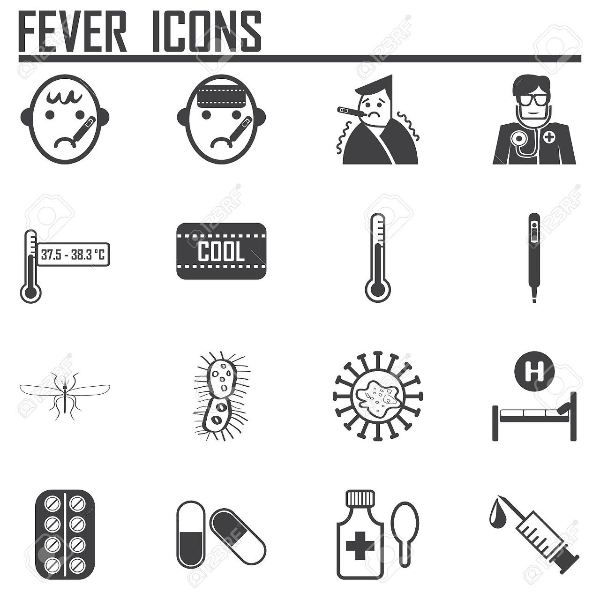 감기와 관련된 이모티콘들의 나열