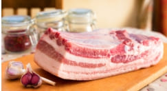 제육볶음용 고기 사진 인포그래픽