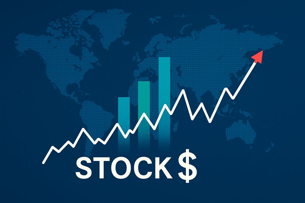 세계 지도를 스타일리시하게 표현한 디지털 일러스트, 글로벌 투자와 해외주식 세금 관련 주제에 적합한 이미지