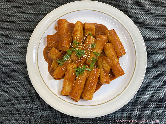 떡볶이완성