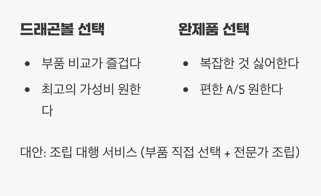 당신을 위한 최종 선택 가이드