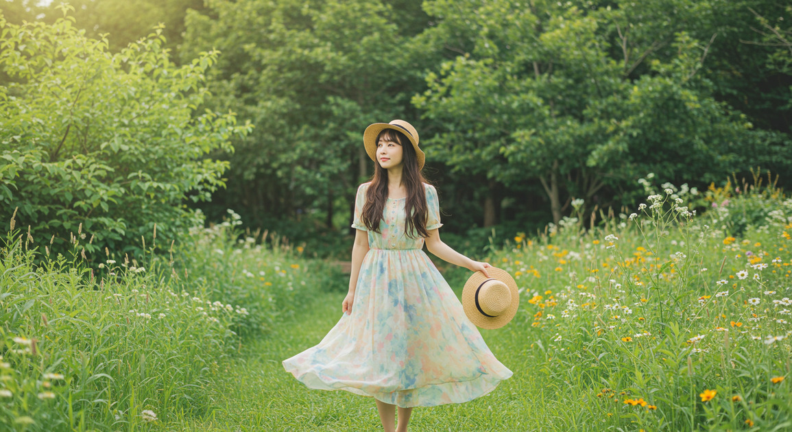 ์ฌ๋ฆ ํจ๋ธ๋ฆญ ์ท์ ์
๊ณ ์๋ ์ฌ์ฑ ์ด๋ฏธ์ง