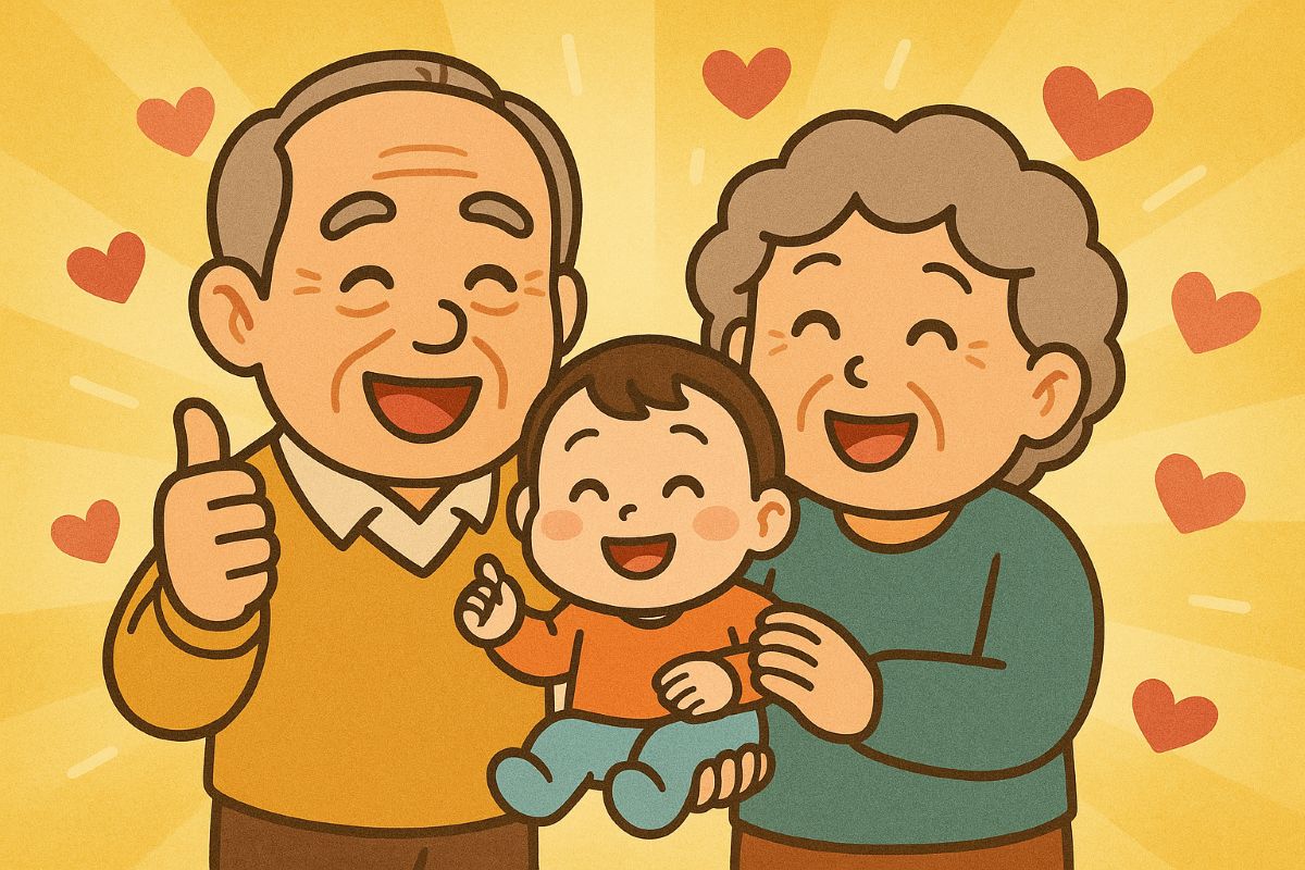 만족하는 조부모