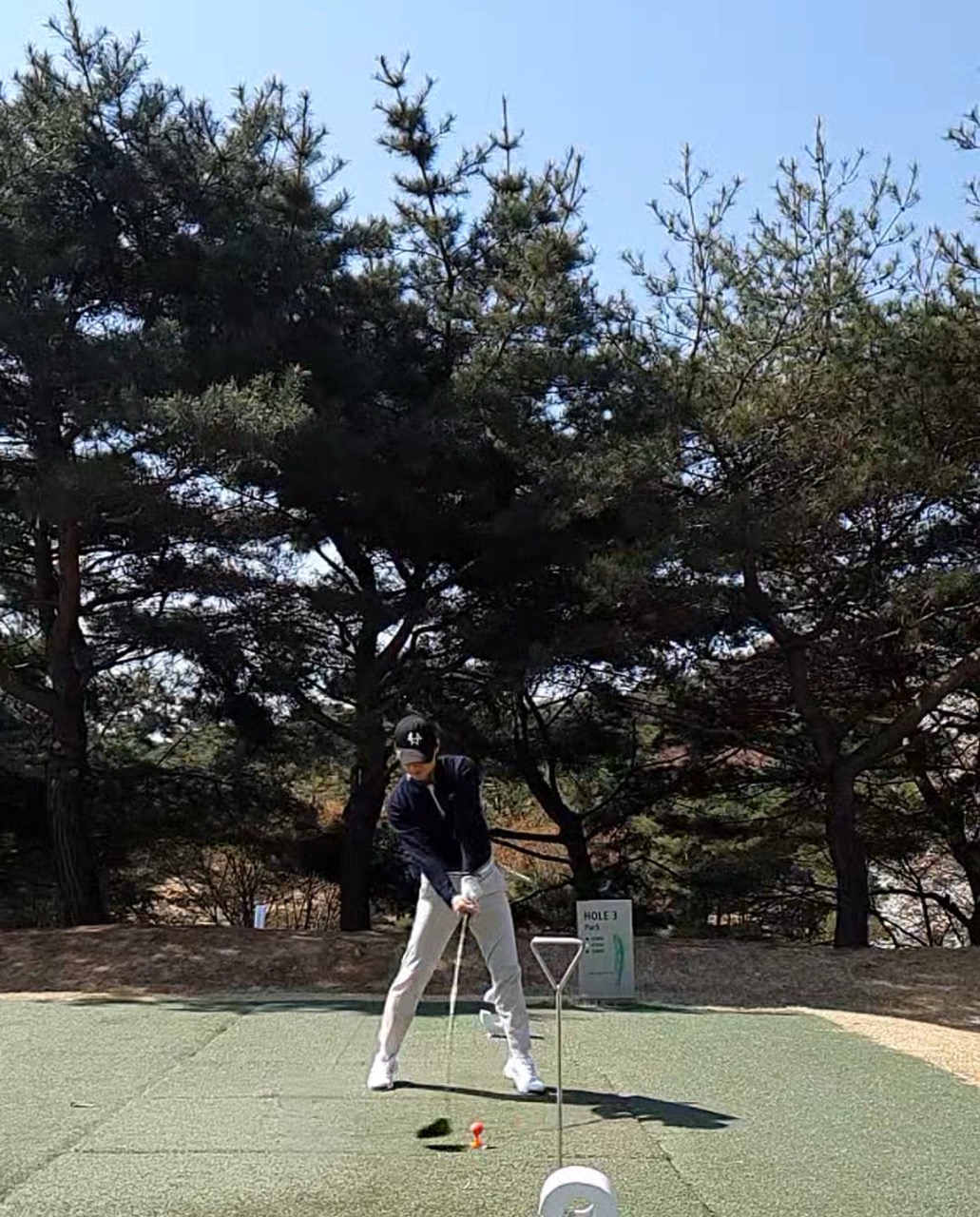 아마추어 골프 스윙