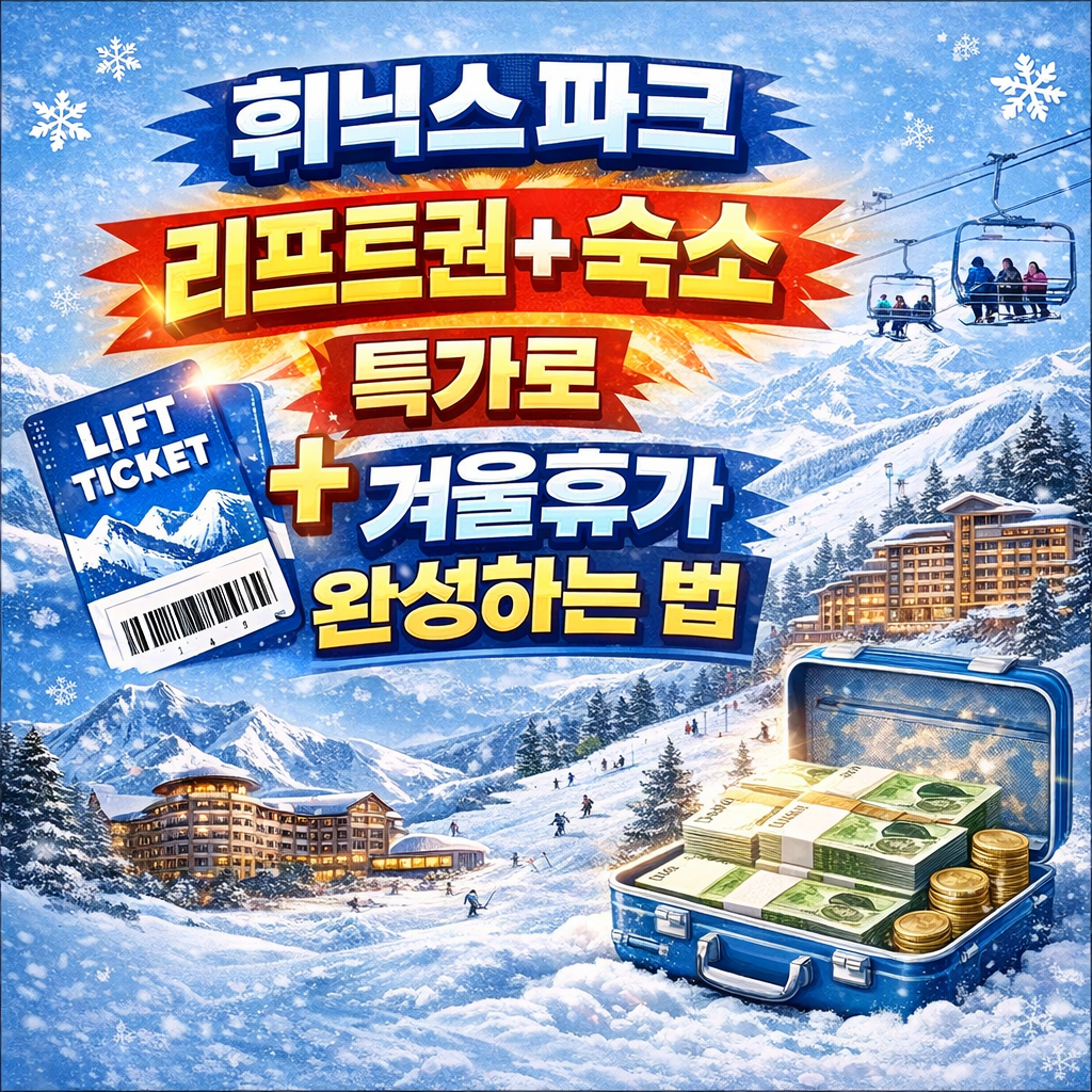 휘닉스파크 리프트권+숙소 특가로 예약하러 가기