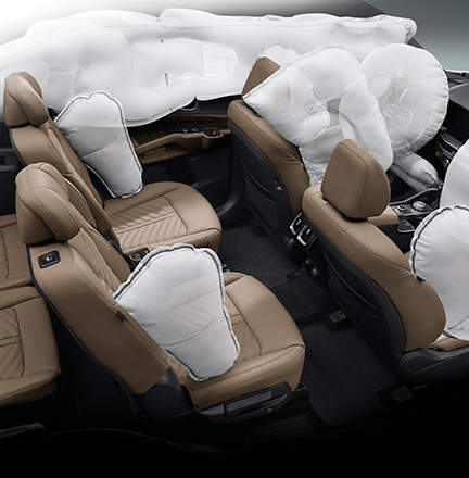 쏘렌토 페이스리프트 하이브리드 10개 에어백