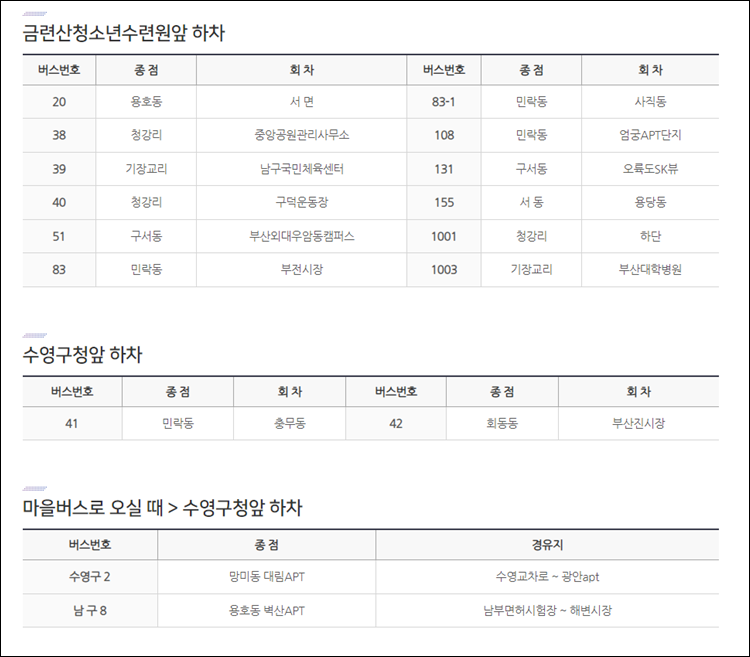 수영구청-주차장