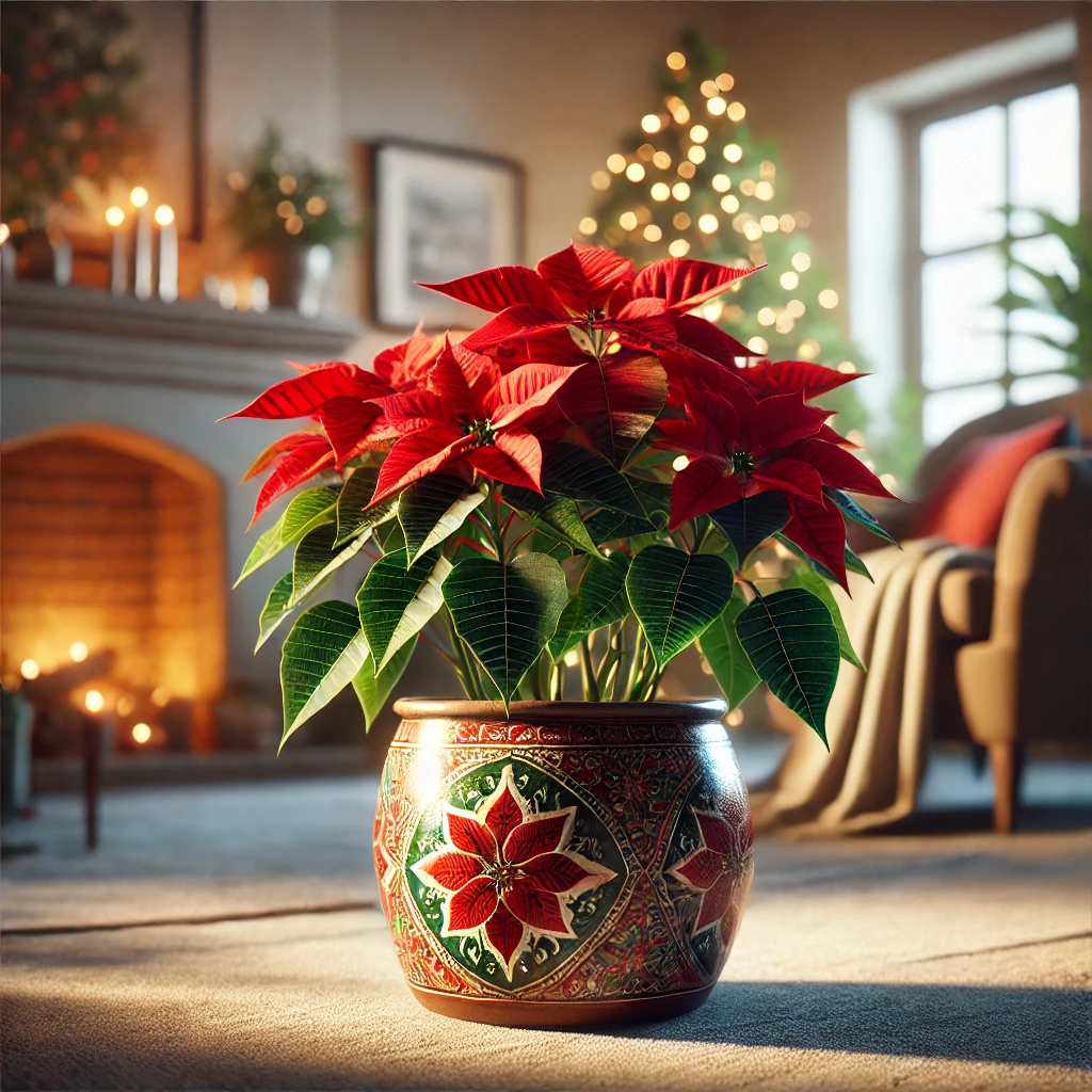 포인세티아(Poinsettia) 이미지 그림