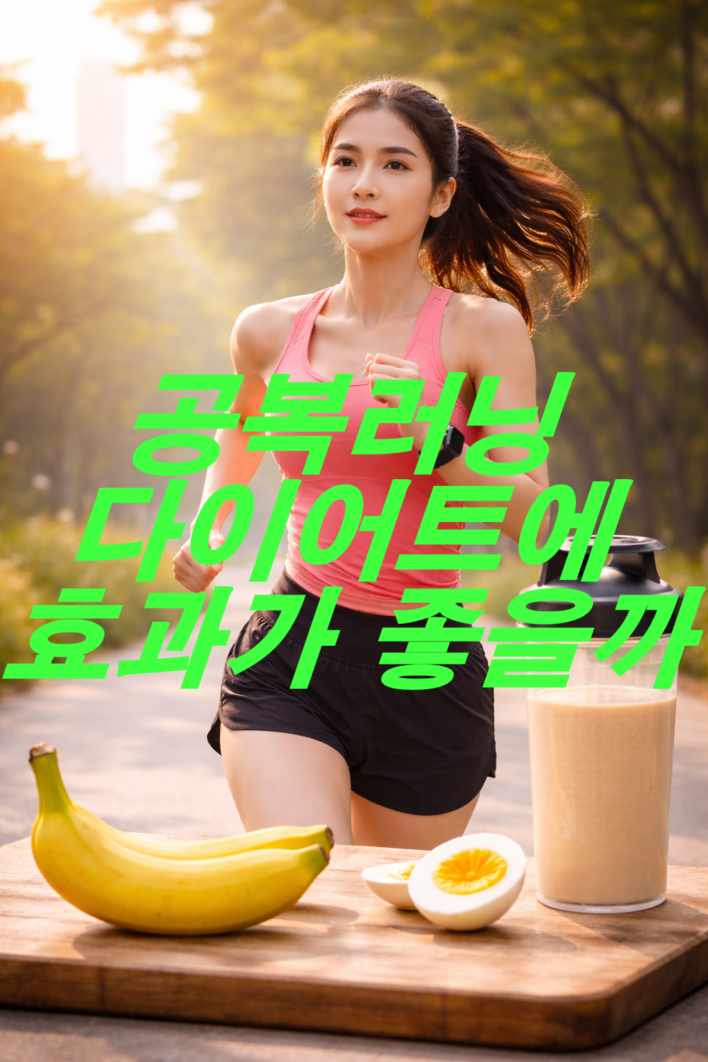 공복 러닝 다이어트 효과가 좋을까