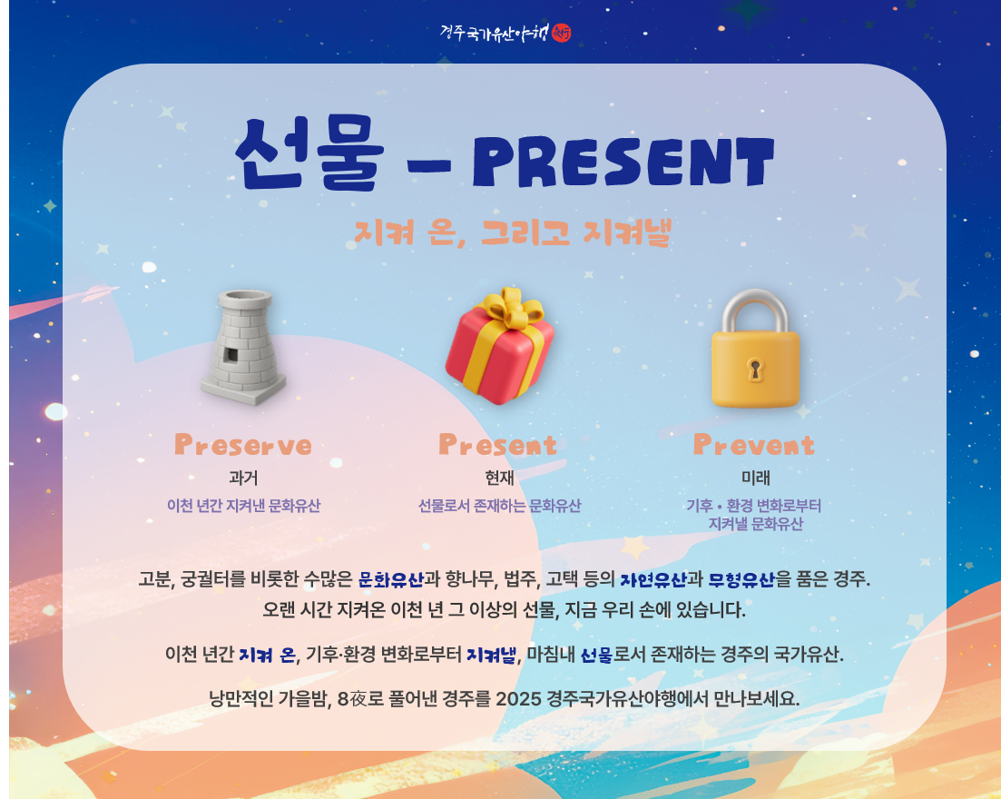 경주국가유산야행축제 2025 &ndash; 신라의 밤, 살아나는 천년의 이야기