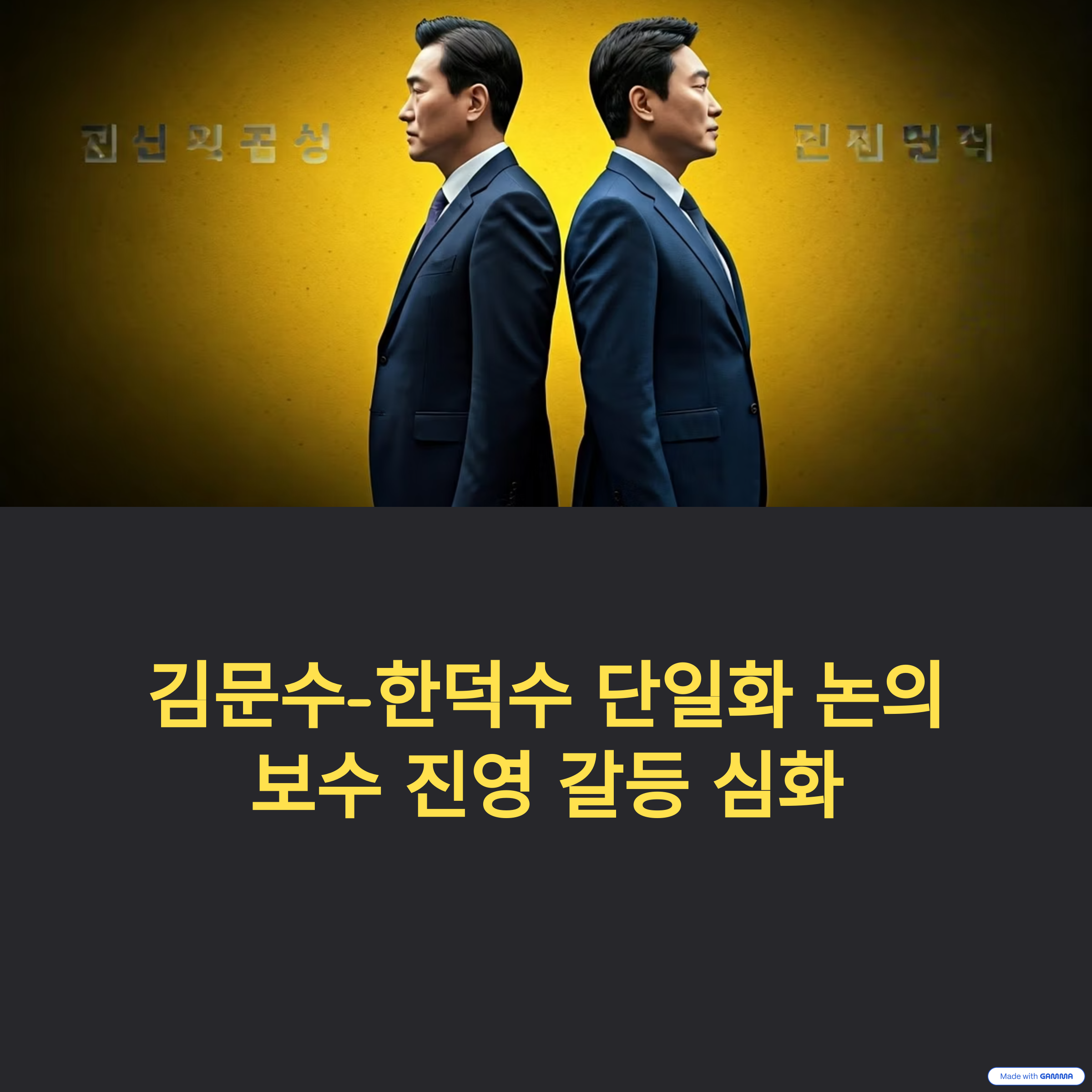 김문수-한덕수 단일화