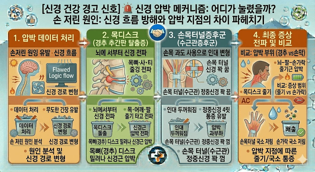 손 저린 원인