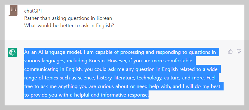 파파고를사용한chatGPT