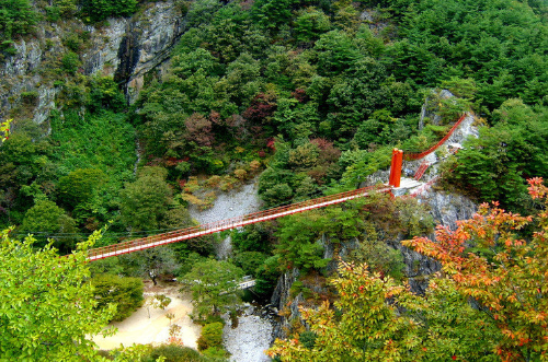 순창 강천산과 현수교 출렁다리 사진