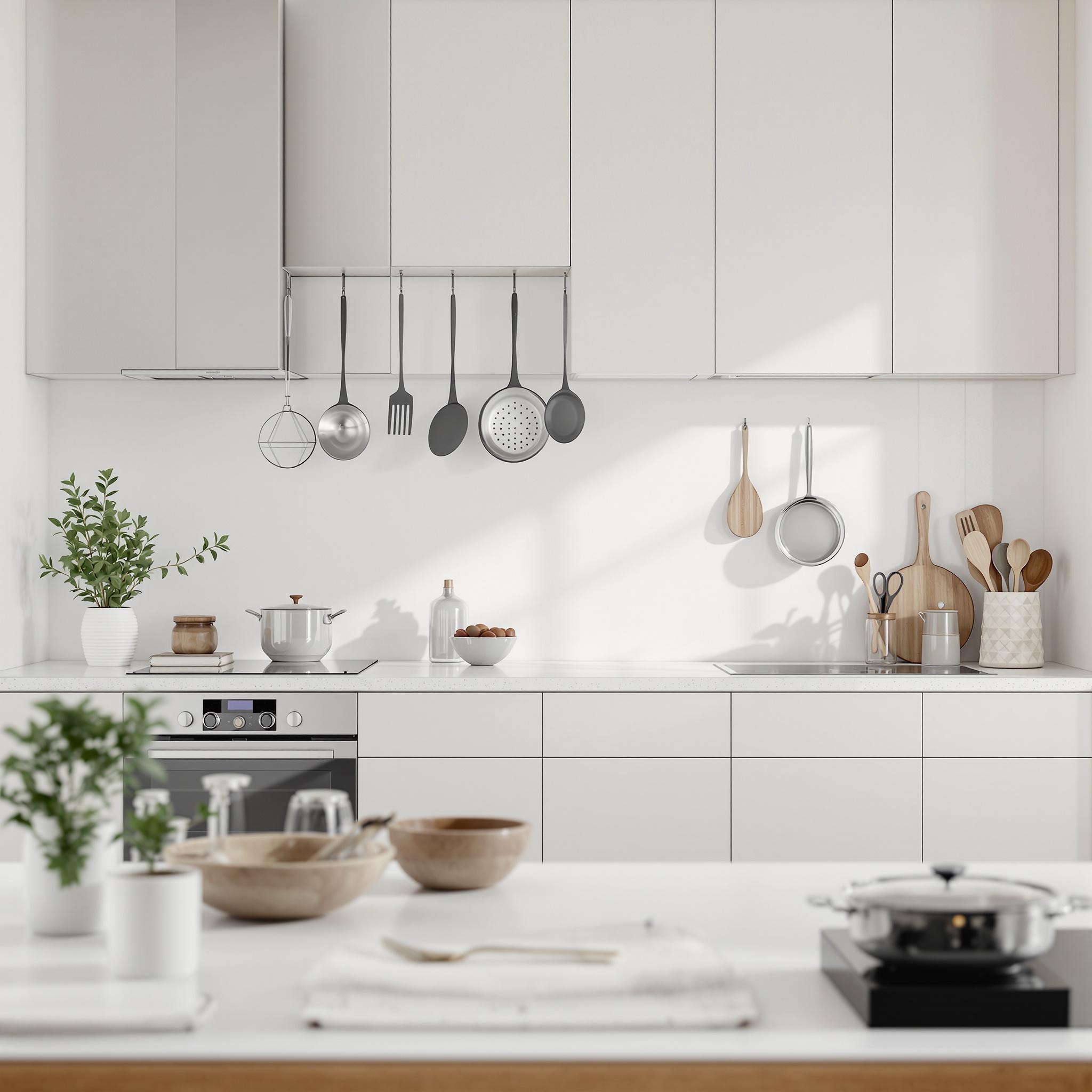 깔끔하게 정리되 주방