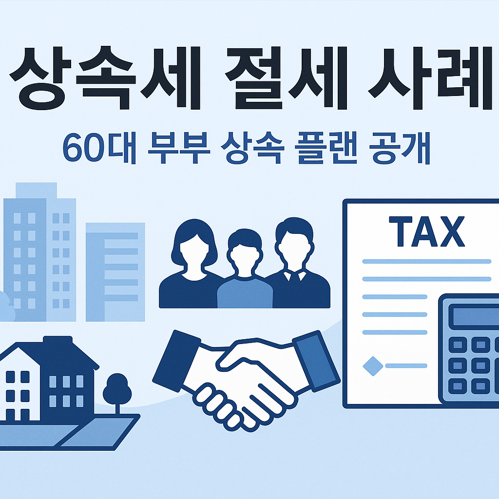상속세 사례로 배우는 절세 전략, 60대 부부의 재산 분할과 세금 줄이는 방법