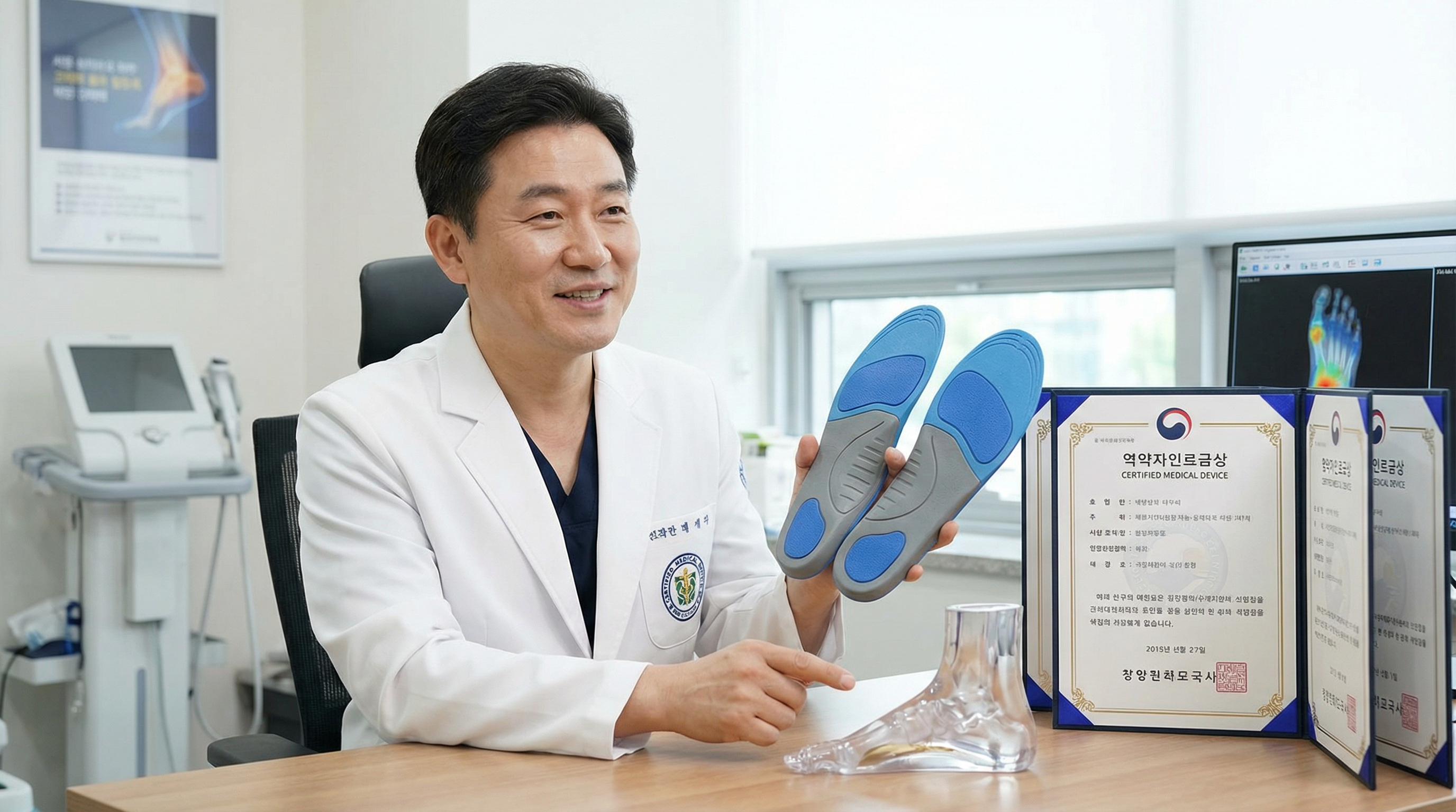 평발 교정 깔창 의료기기 인증 제품