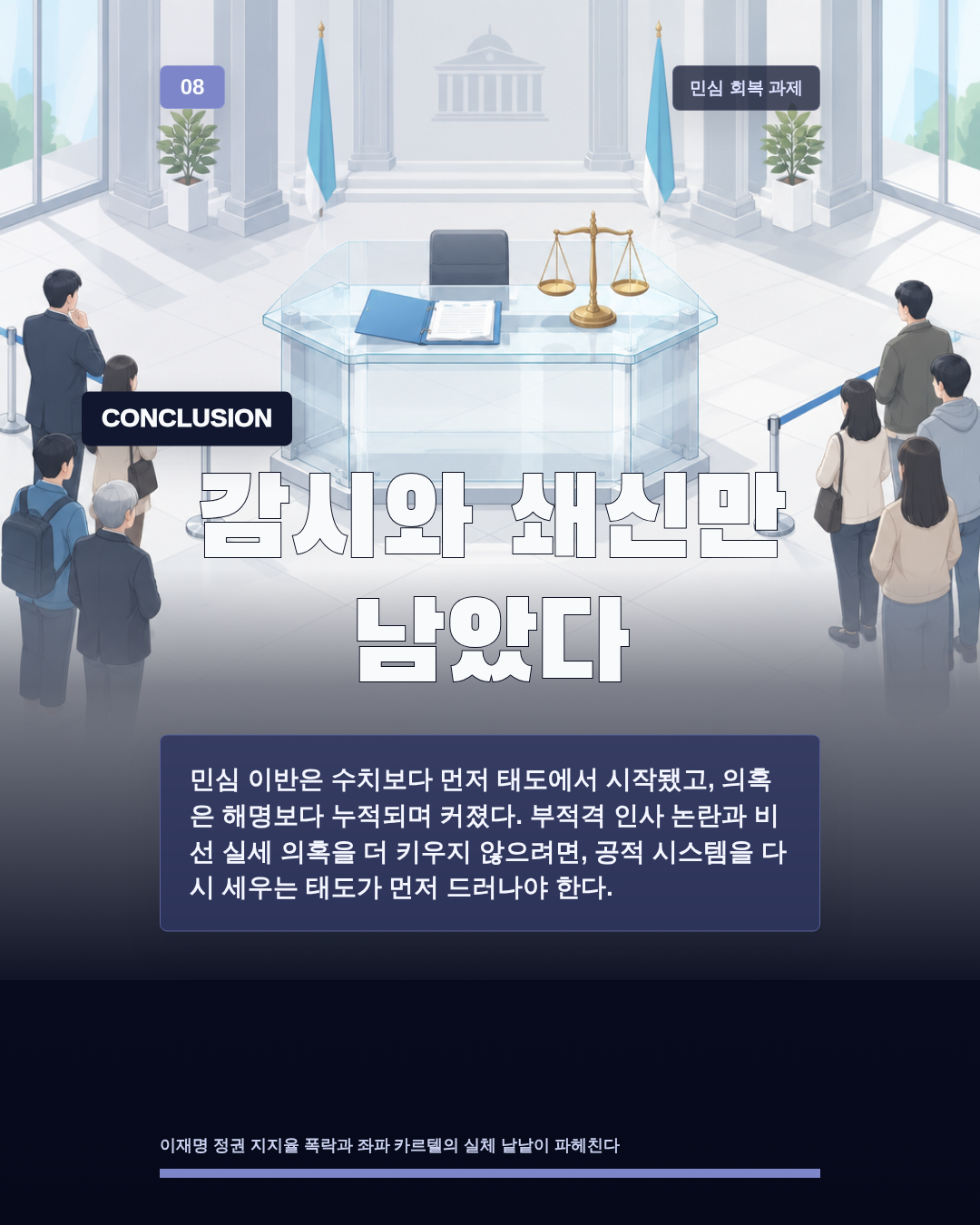 감시와 쇄신만 남았다