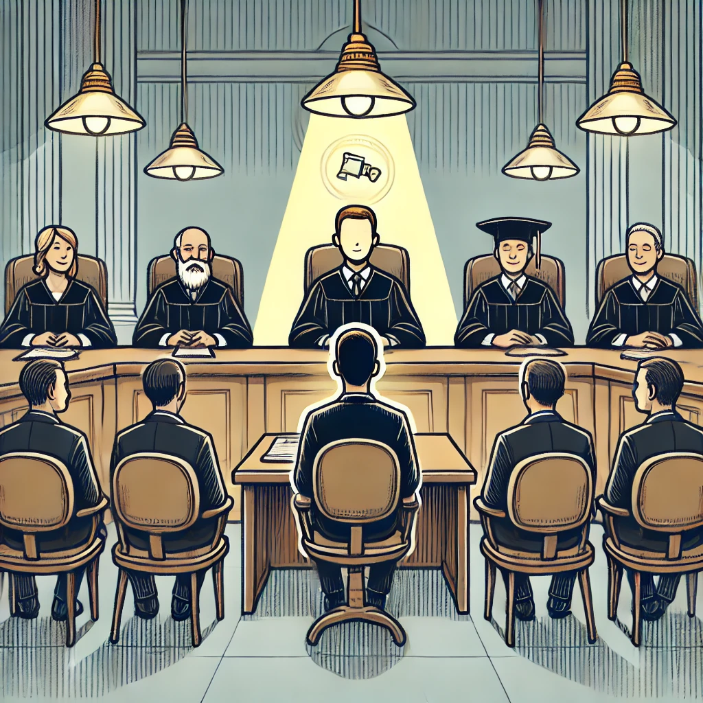 재판관들과 주심 재판관