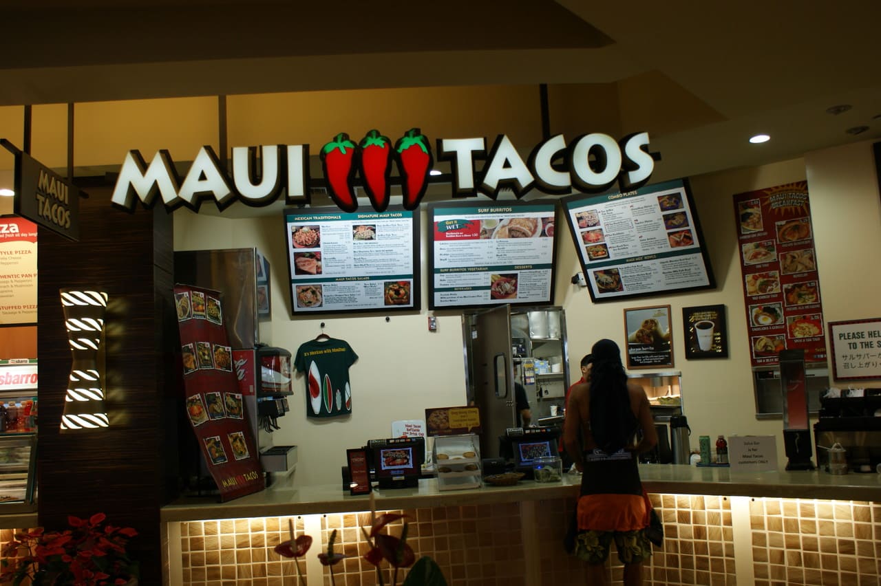 Hawaii fastfood Maui Tacos