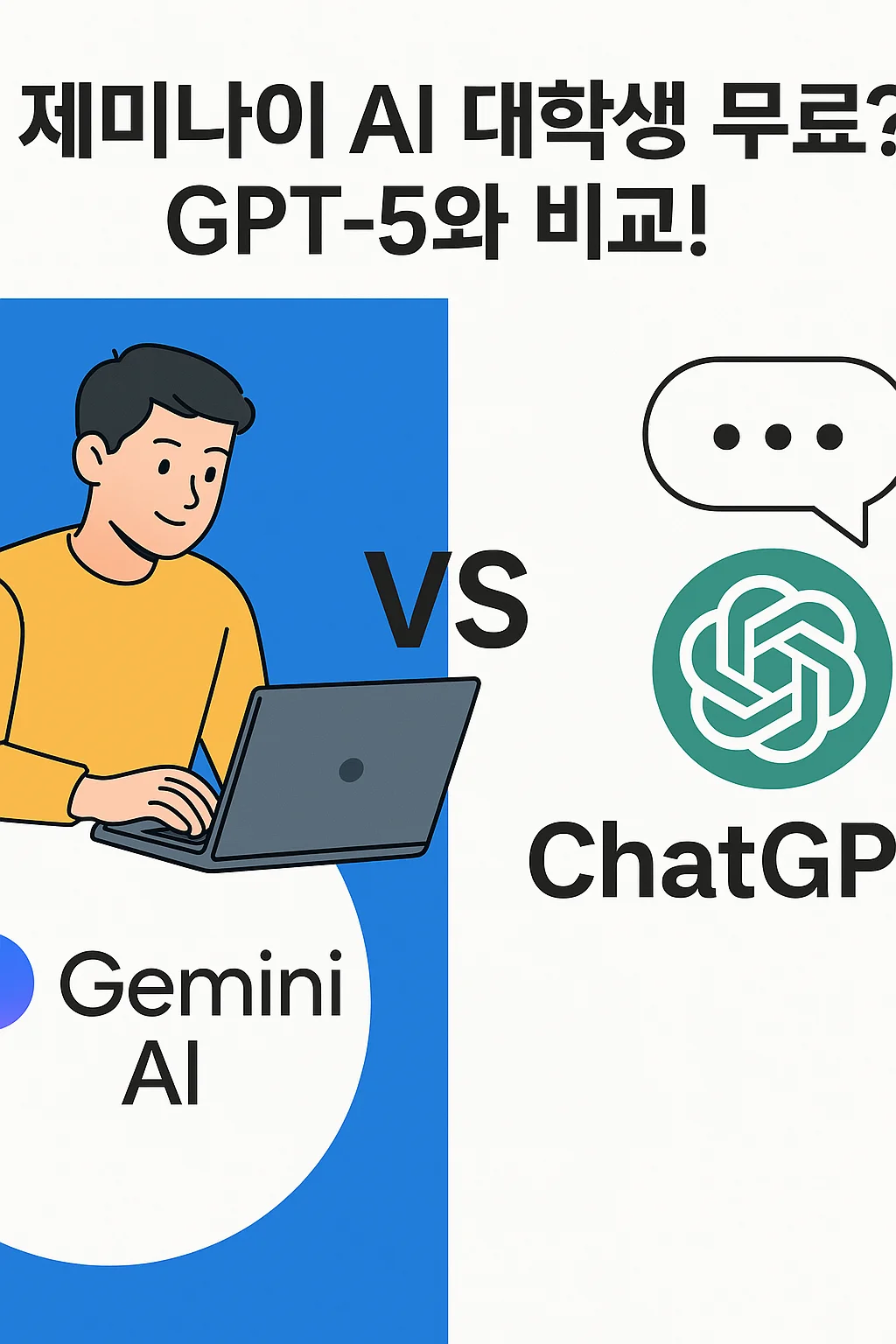 제미나이 AI, 대학생은 무료? 사용법부터 혜택까지 총정리!