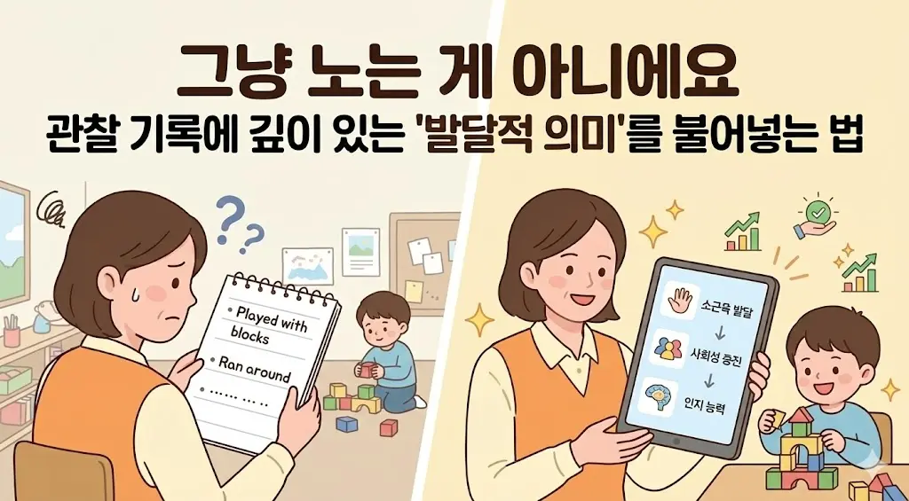AI를 활용해 관찰 기록에 발달적 의미 부여하기