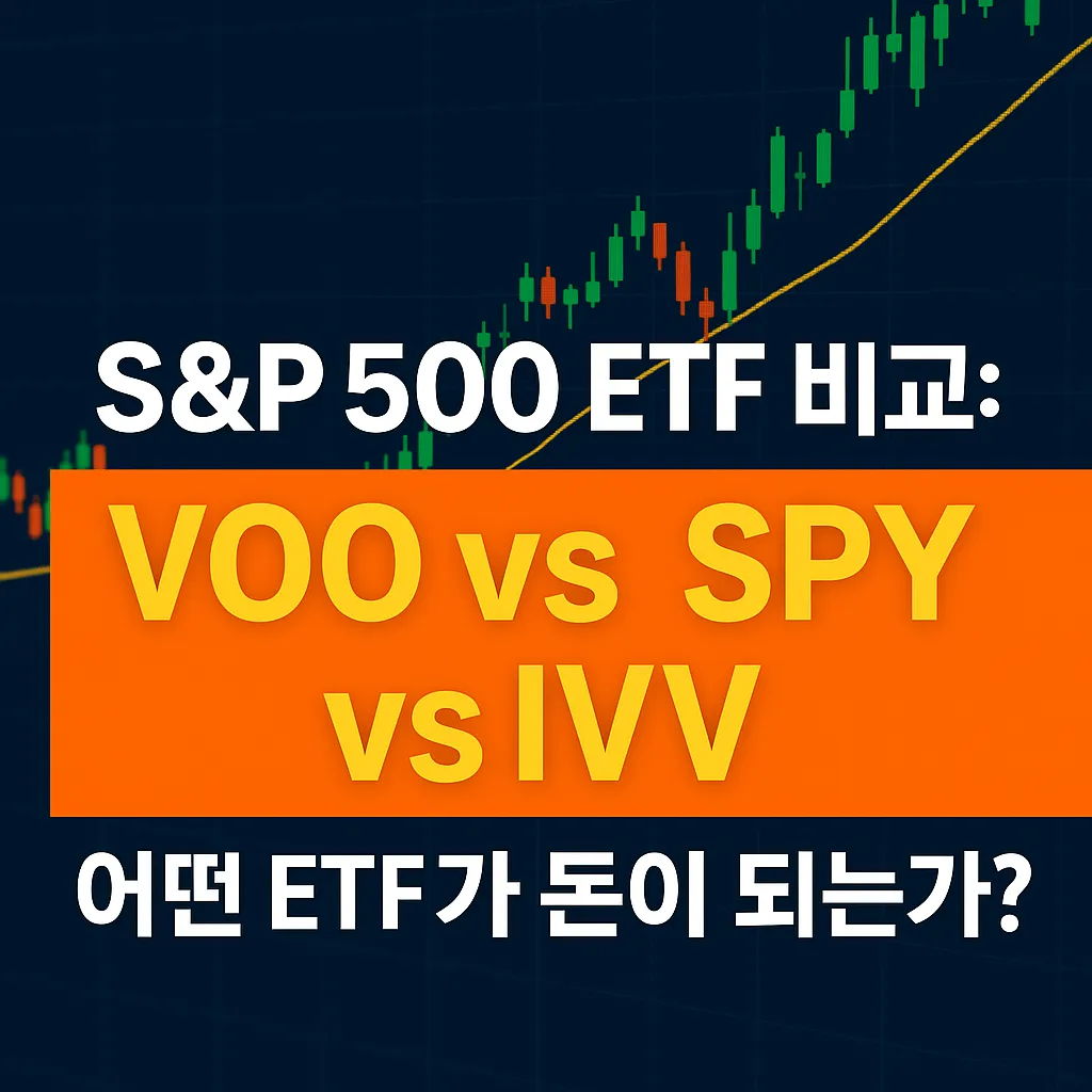 S&amp;P500 ETF 끝판왕 비교: