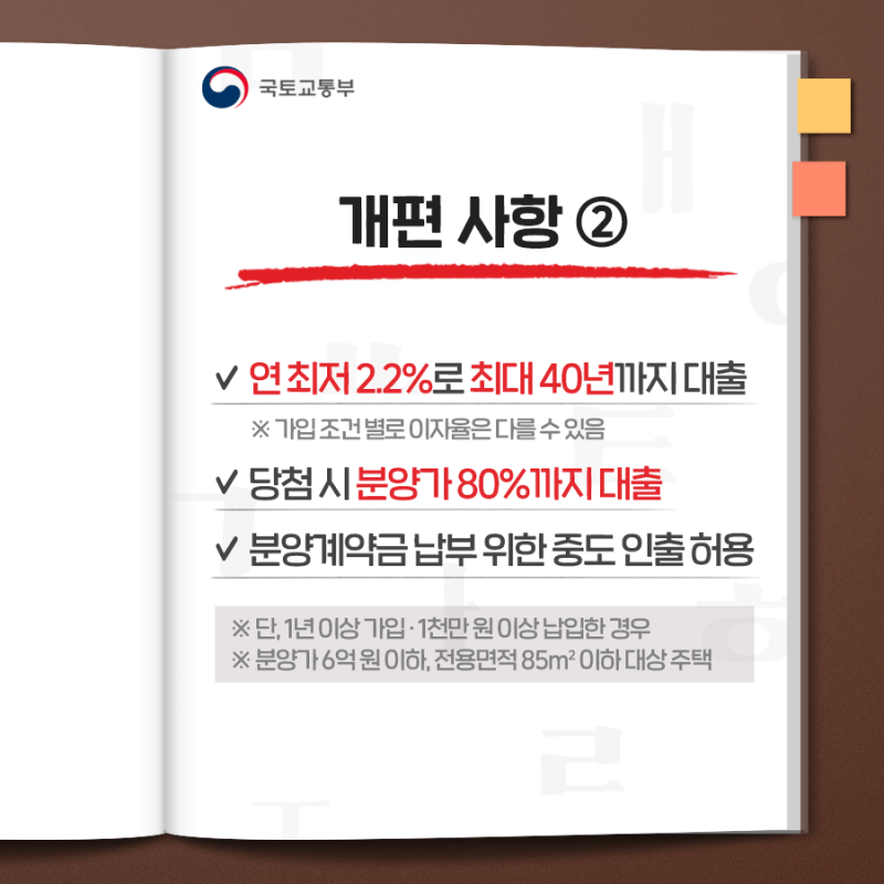 청년주택드림청약통장 가입조건 전환