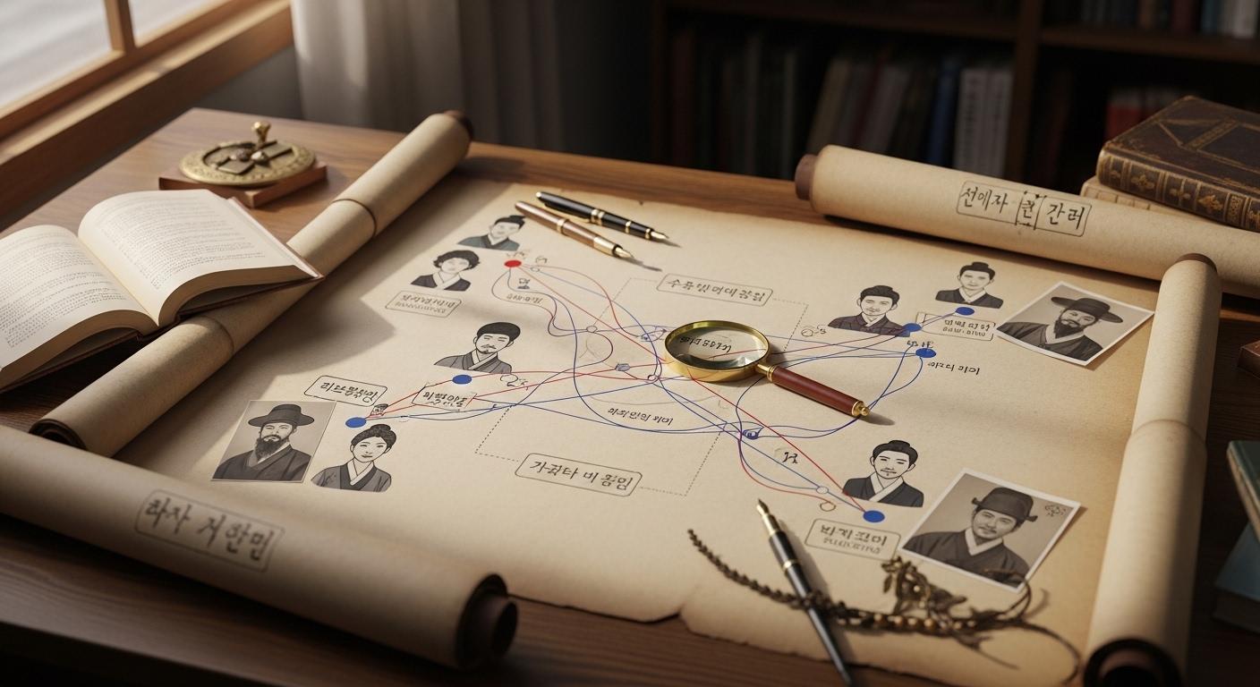 인물 연표 및 관계 분석