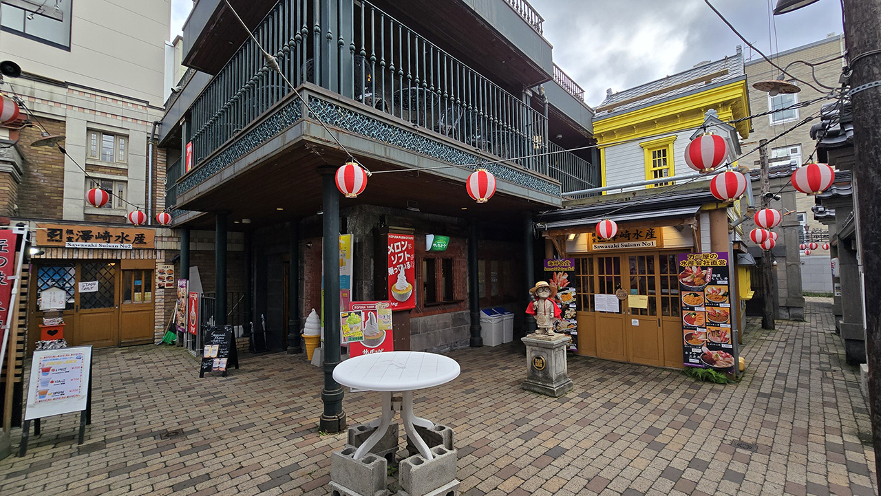 데누키코지 중심