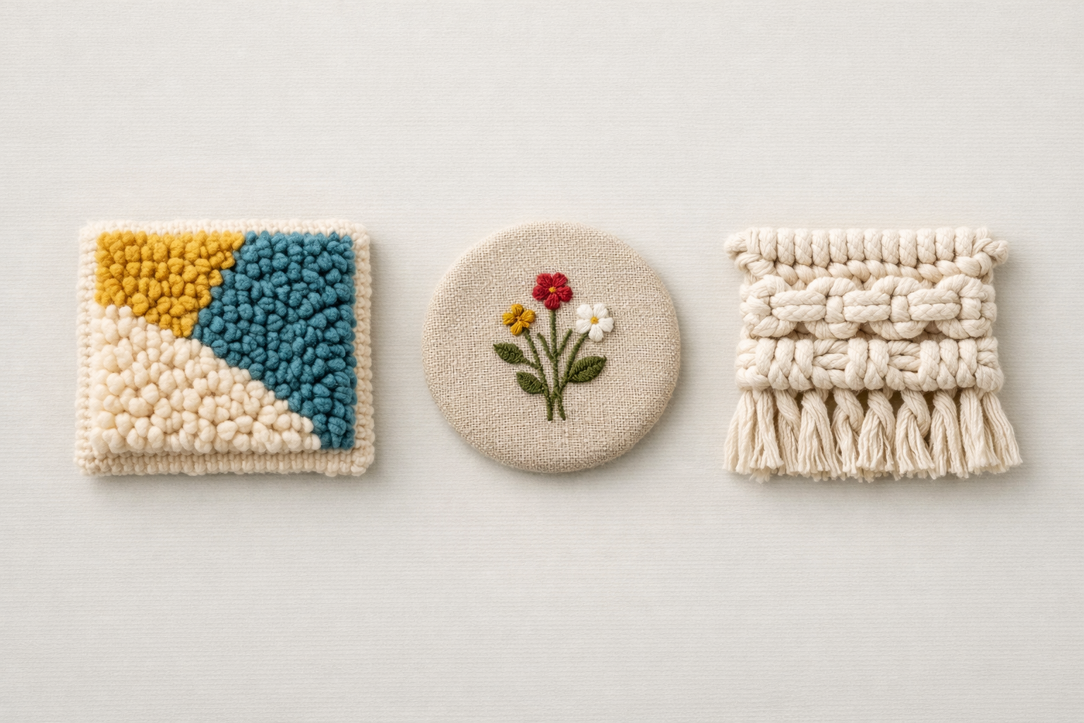 펀치니들·자수·마크라메