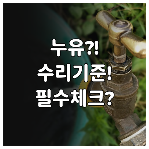 엔진오일 누유 발견시 수리할지 말지 ..