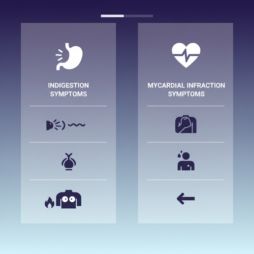 명치 통증, 단순 소화불량과 심근경색 어떻게 구분하죠?
