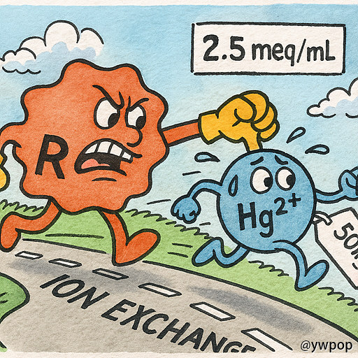 이온 교환수지의 이온 교환용량