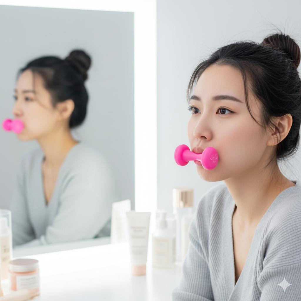 팔자주름 없애는 방법 사진