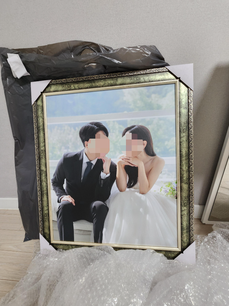 웨딩사진 기본액자