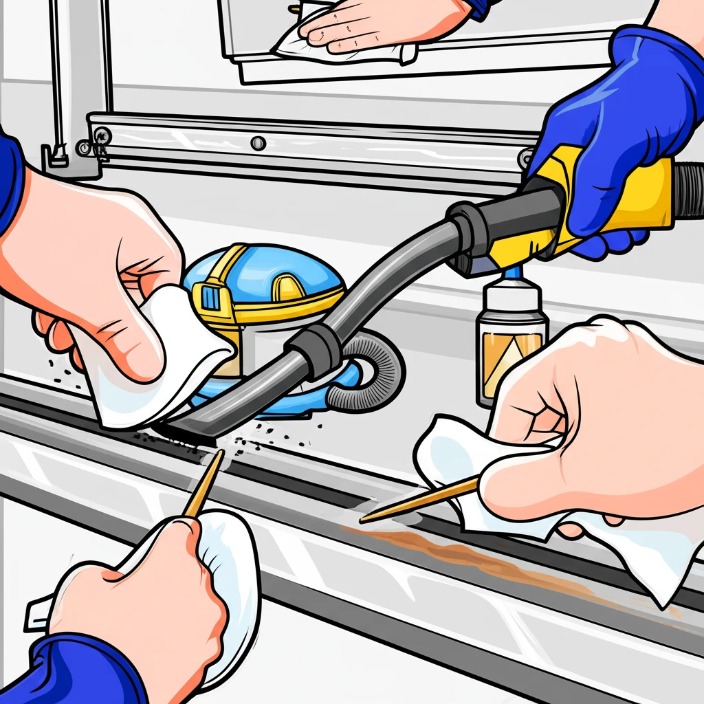 도어 레일 정기 청소를 통한 승강기 ..