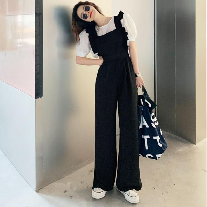 유어하젤 캔디나 프릴 점프슈트 M1274