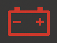 배터리 경고등 이미지