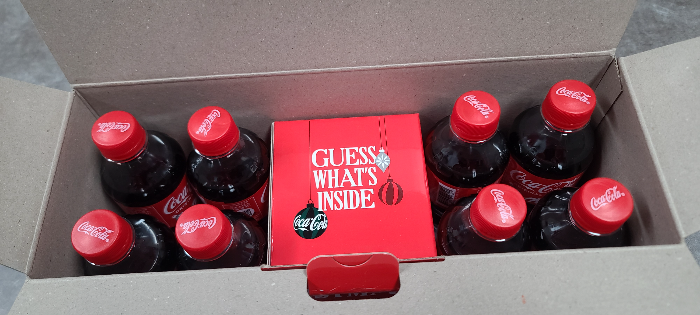 코카콜라 크리스마스 이벤트 한정판 오너먼트 기획팩 코크플레이 연말파티 코카콜라300ml