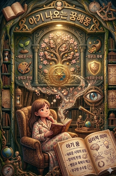 아기 나오는 꿈 해몽! 10가지 유형별 아기 꿈해몽 총정리!