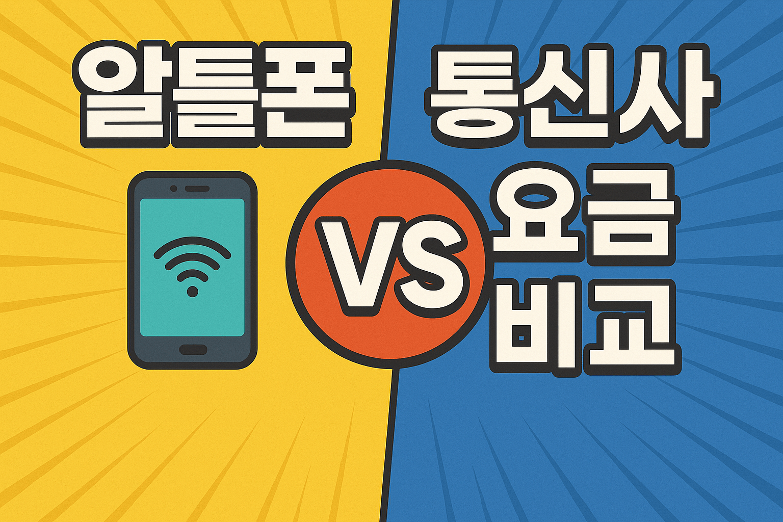 알뜰폰 통신사 요금 비교