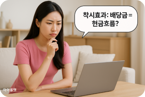 착시효과: 배당금 = 현금흐름?