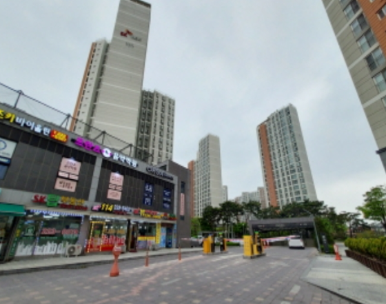 동탄 반월동, 에스케이뷰파크 전경 및 위치