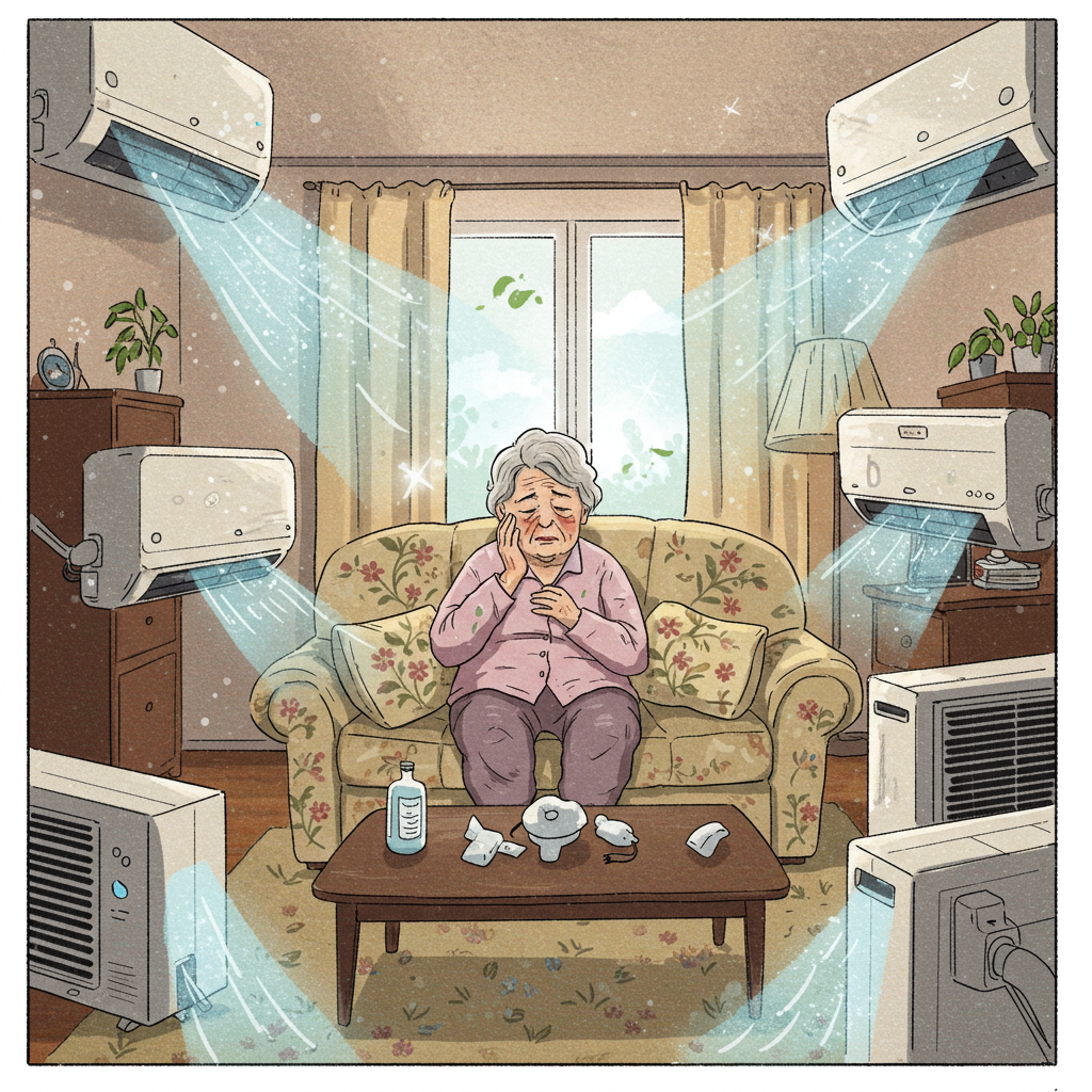 에어컨 냉방병 복통 설사