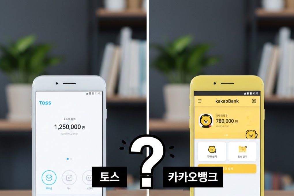 토스 vs 카카오뱅크 비교